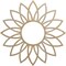 Ekena Millwork Daisy Wood Fretwork Pierced Ceiling Medallion, Hickory, 30"OD x 10 1/2"ID x 3/8"T CMWP30X30X0375DAHI - alternate 1